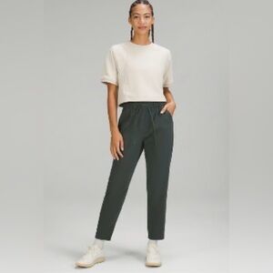 Lululemon Olive Green Jogger Pants Womens Size 6 High Rise Stretch